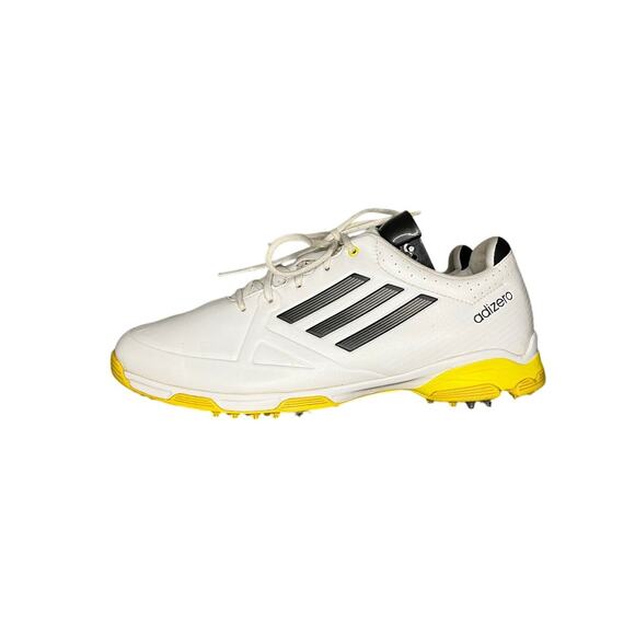 adidas Other - Mens Adidas Adizero Men's 6-Spike Golf Shoes Size 11.5 White Yellow